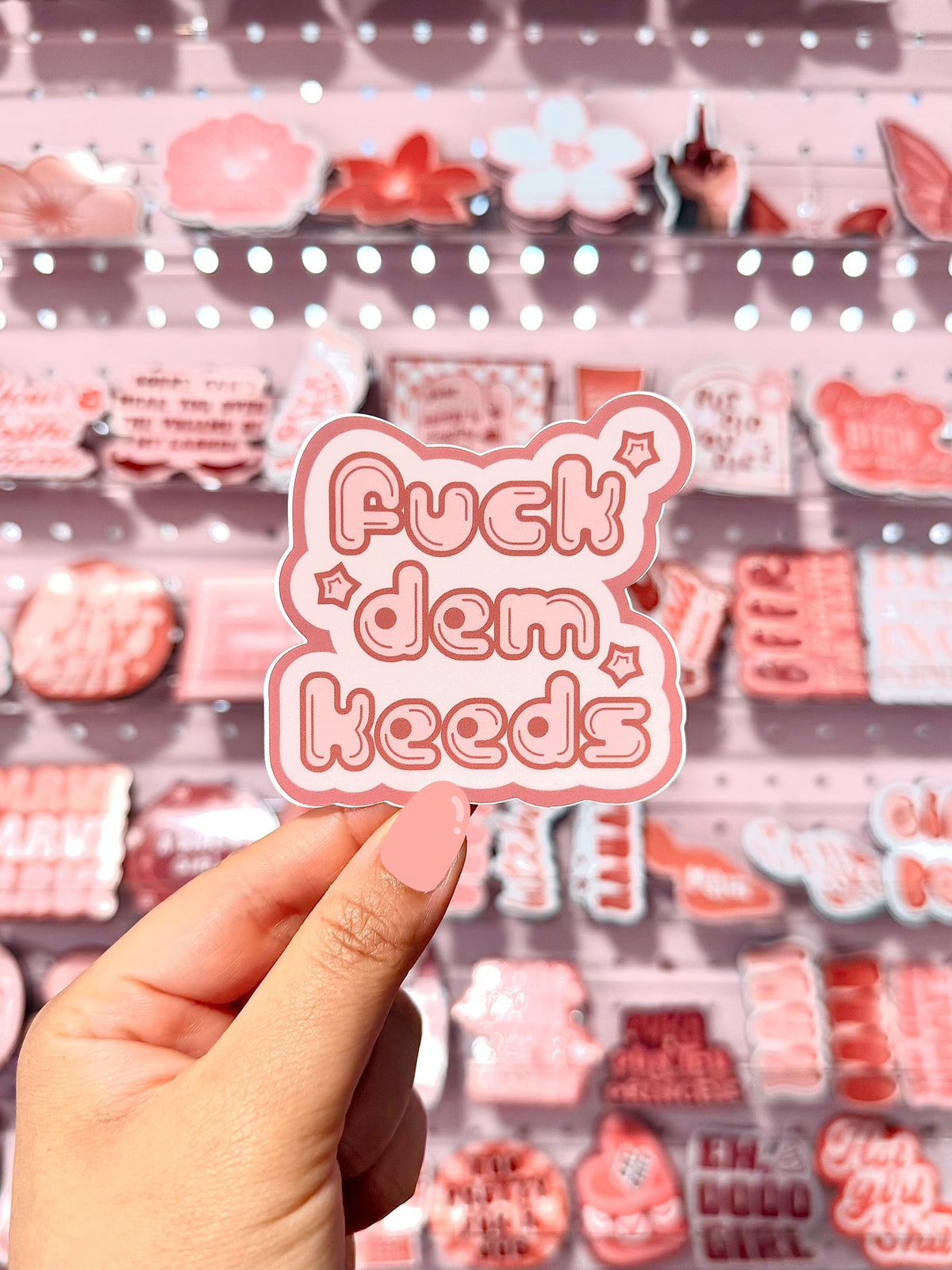 Fuck Dem Keeds (Fuck Them Kids) Sticker/Magnet, 3x3"