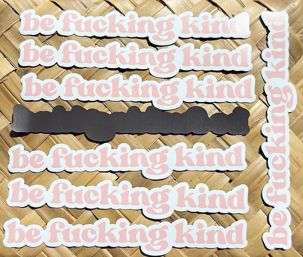Be Fucking Kind Magnet, 6.5x1in.