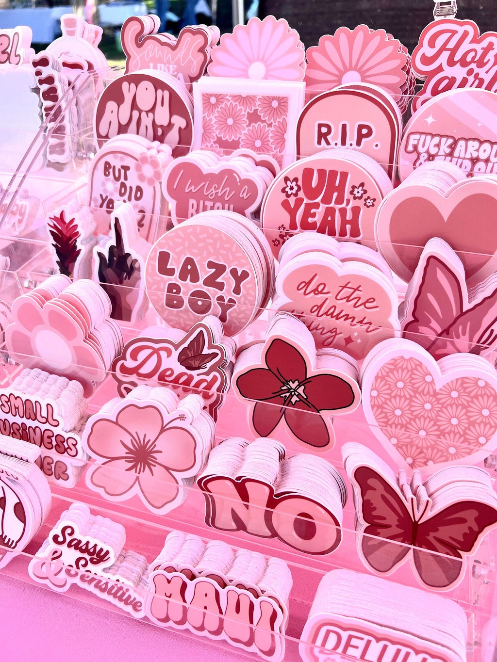 Middle Finger Sticker/Magnet, 3x1.5in.
