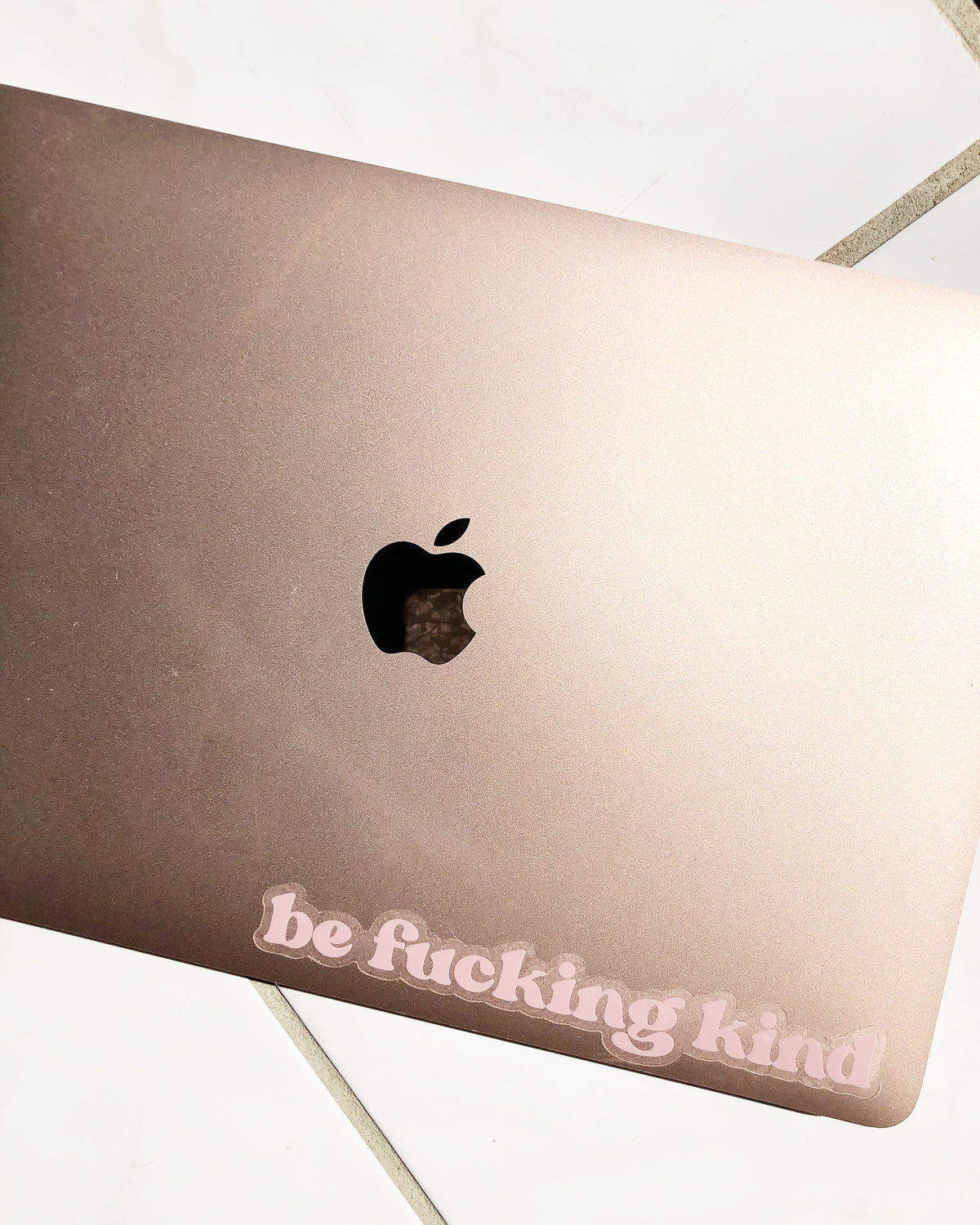 Be Fucking Kind Clear Sticker, 6.5x0.75"