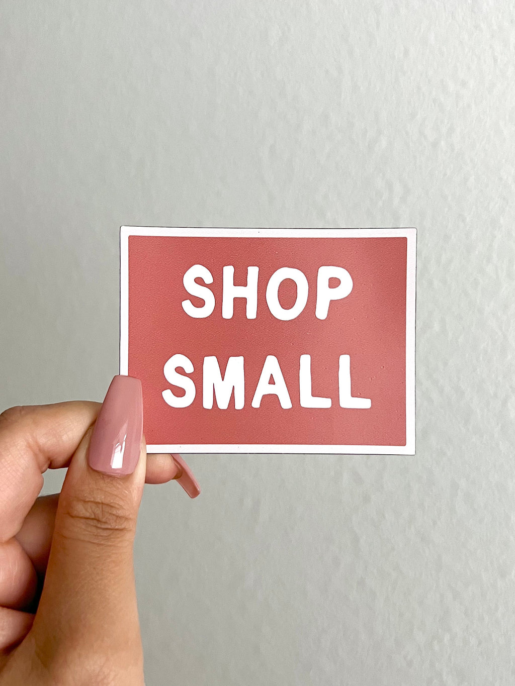 Shop Small Sticker/Magnet, 3x2.25in.