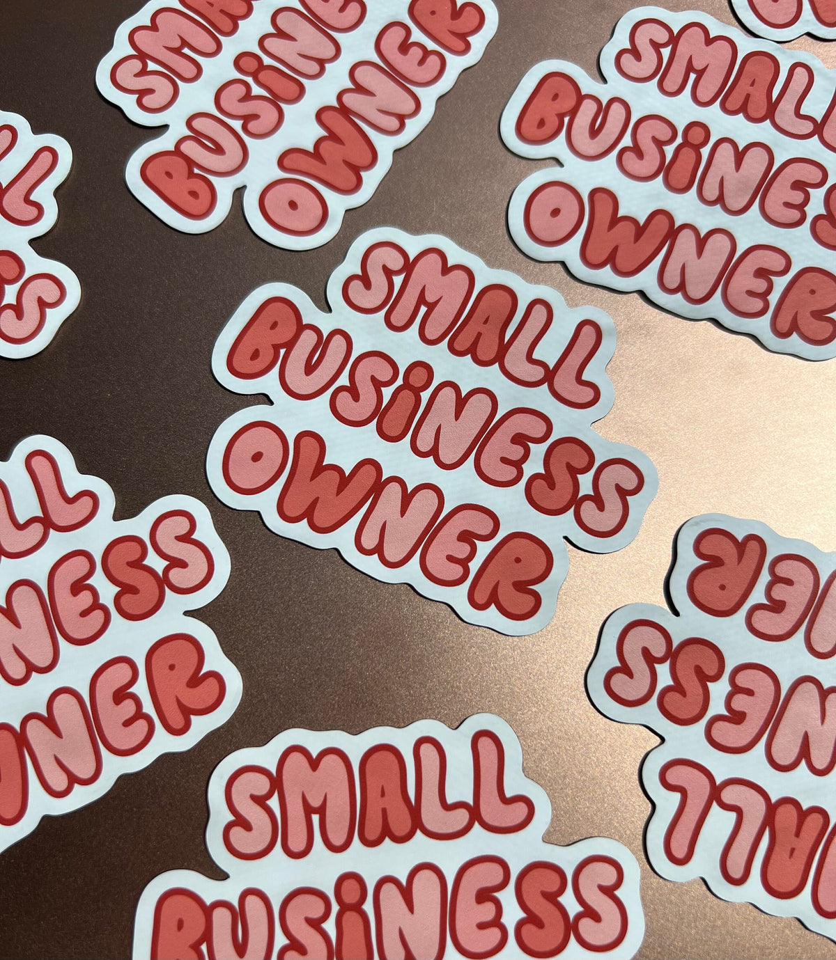 Small Business Owner Sticker/Magnet, 3x2.25 in.