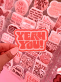 Yeah You Sticker/Magnet, 3x2"