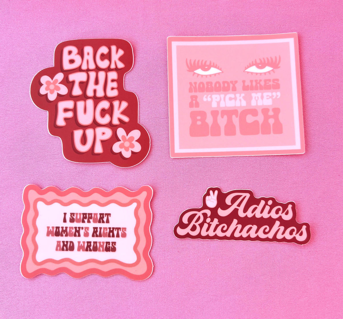 Back The Fuck Up Sticker/Magnet, 3x2.75"