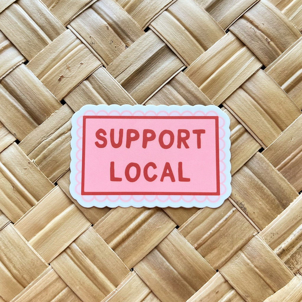 Support Local Sticker/Magnet, 3x2in.