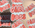 Girl Boss Magnet, 3x3 in.