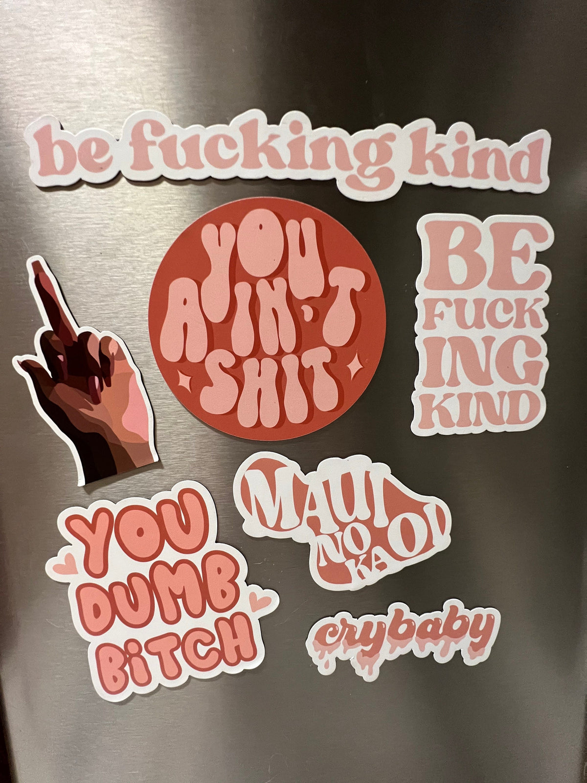 Be Fucking Kind (Stacked) Magnet, 3x2in.
