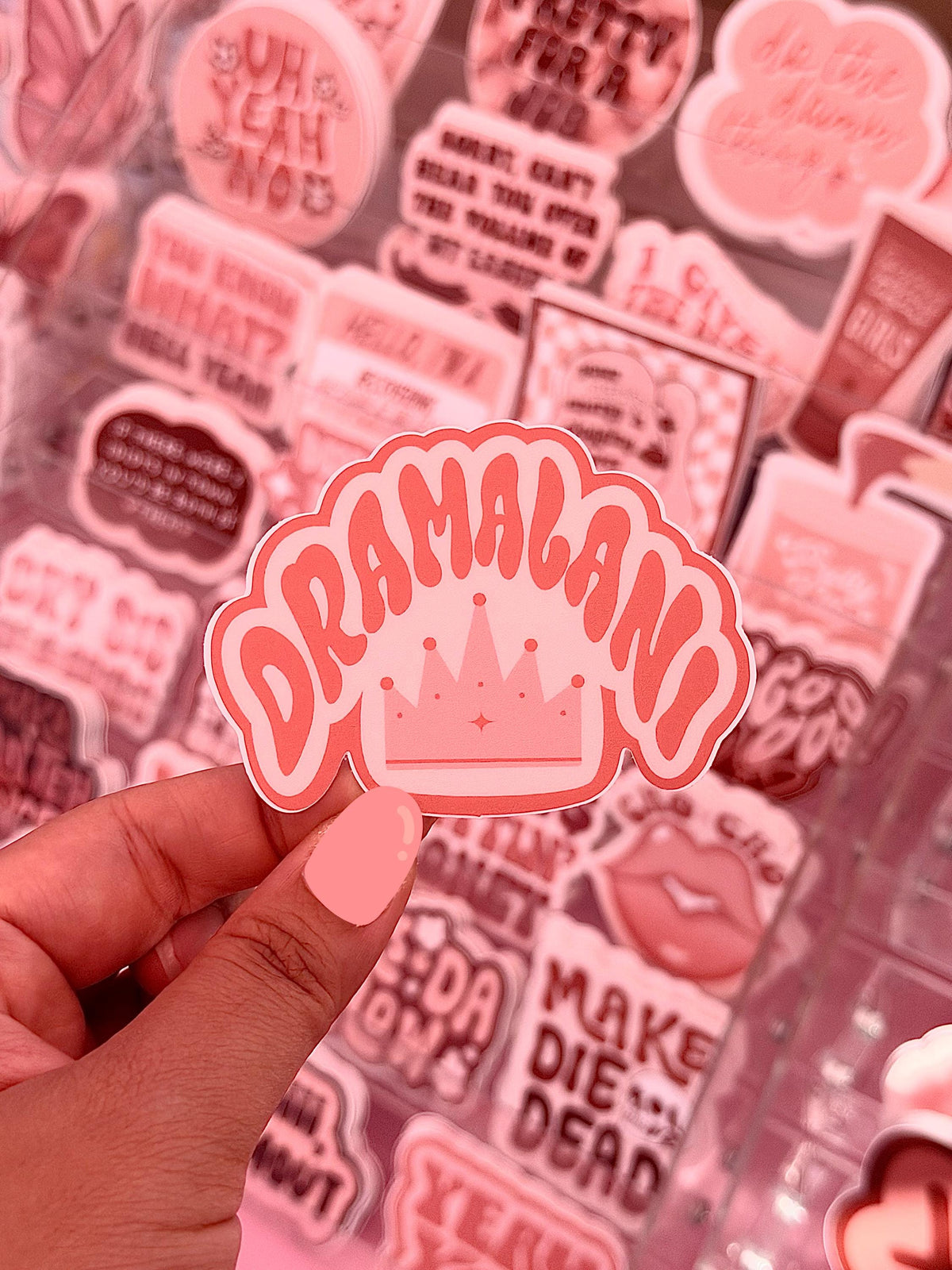 Dramalani Sticker/Magnet, 3x2.16"