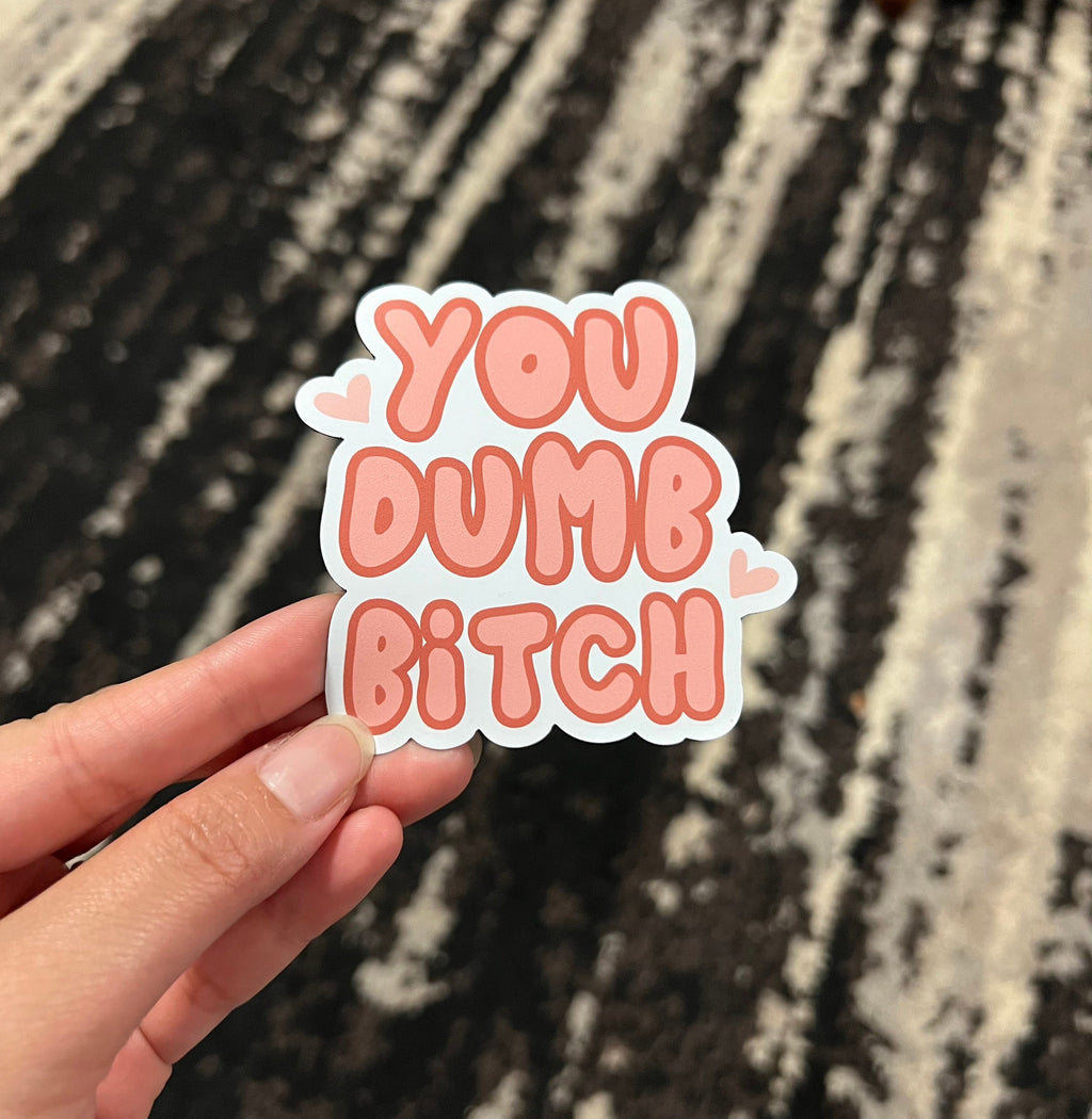 You Dumb Bitch Magnet, 3x3in.