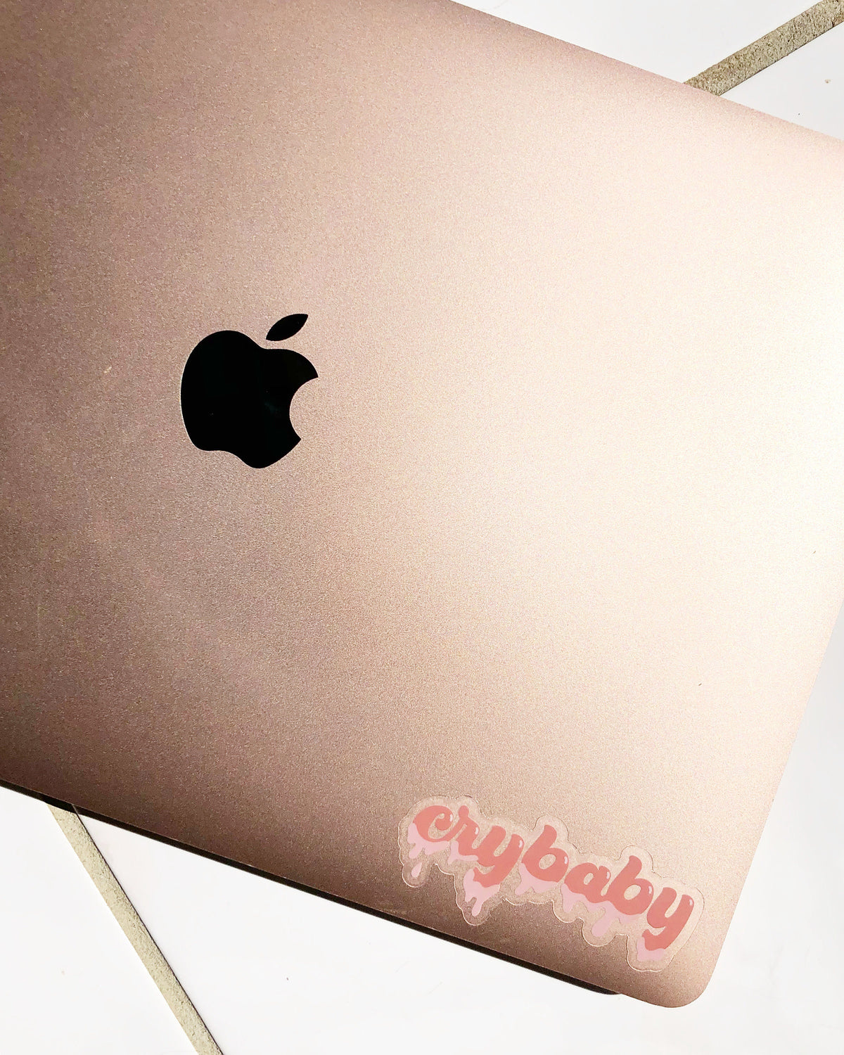 Cry Baby Clear Sticker, 3x1.25"