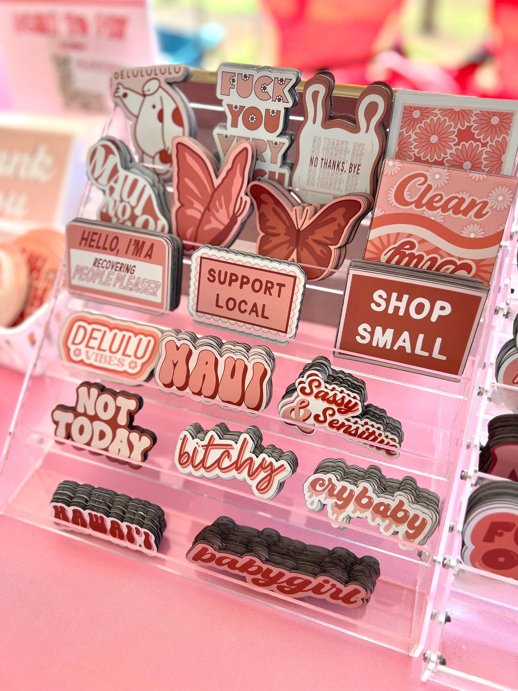 Shop Small Sticker/Magnet, 3x2.25in.