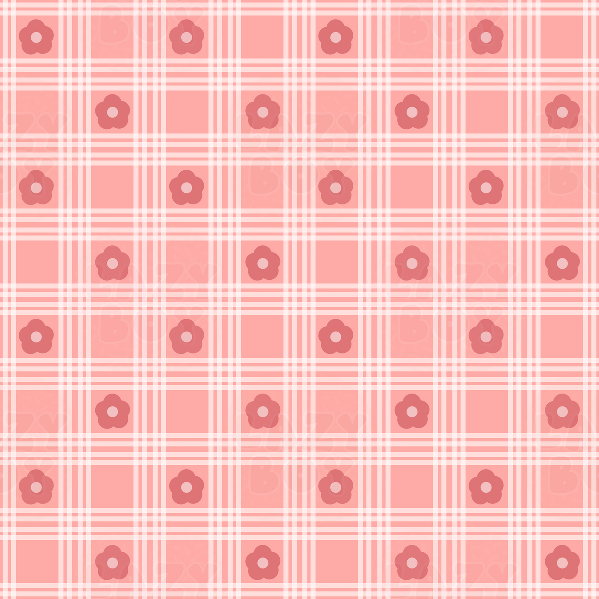 Palaka Daisies, Seamless Surface Pattern