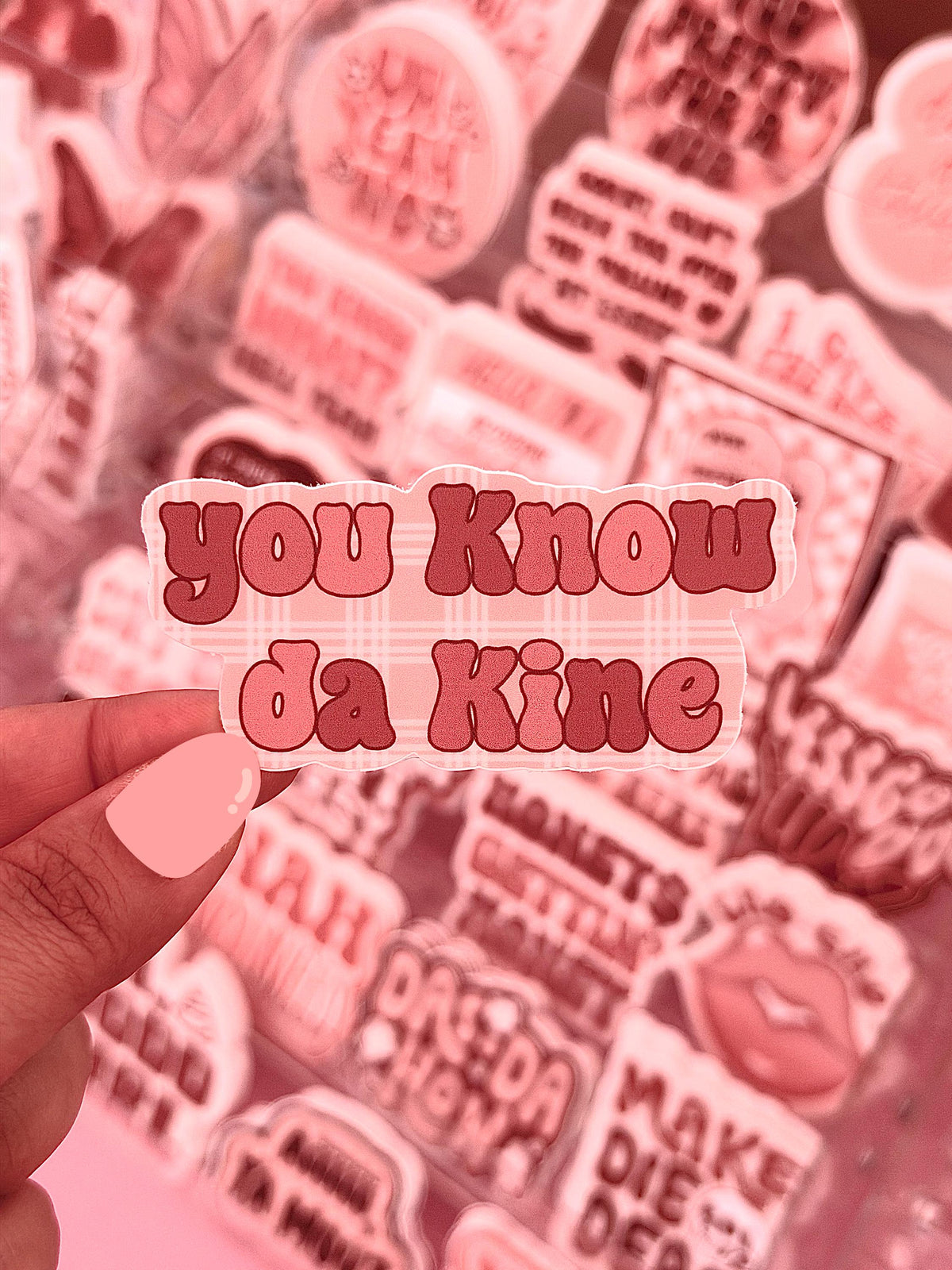 You Know Da Kine Sticker/Magnet, 3x1.45"