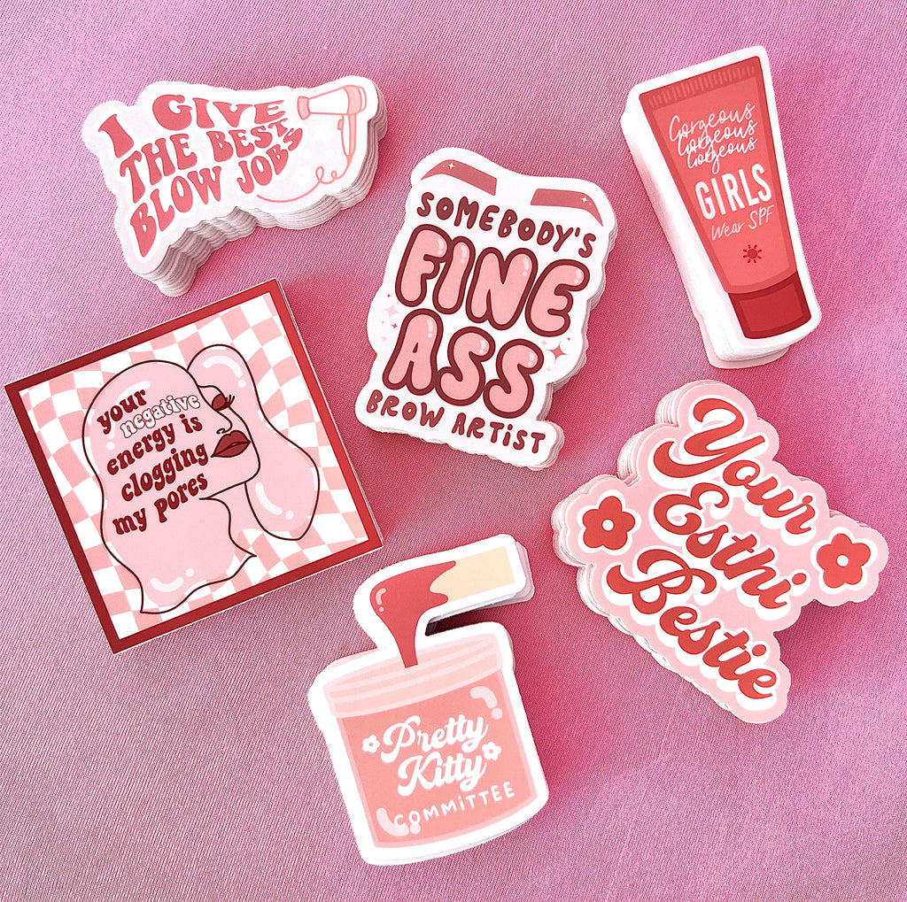 Gorgeous Girls Wear SPF Sticker/Magnet, 3x1.5"
