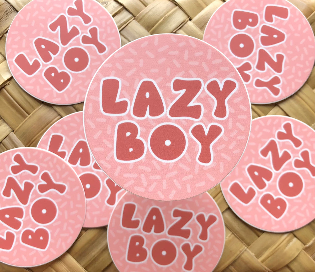 Lazy Boy Logo Sticker/Magnet, 3x3in.
