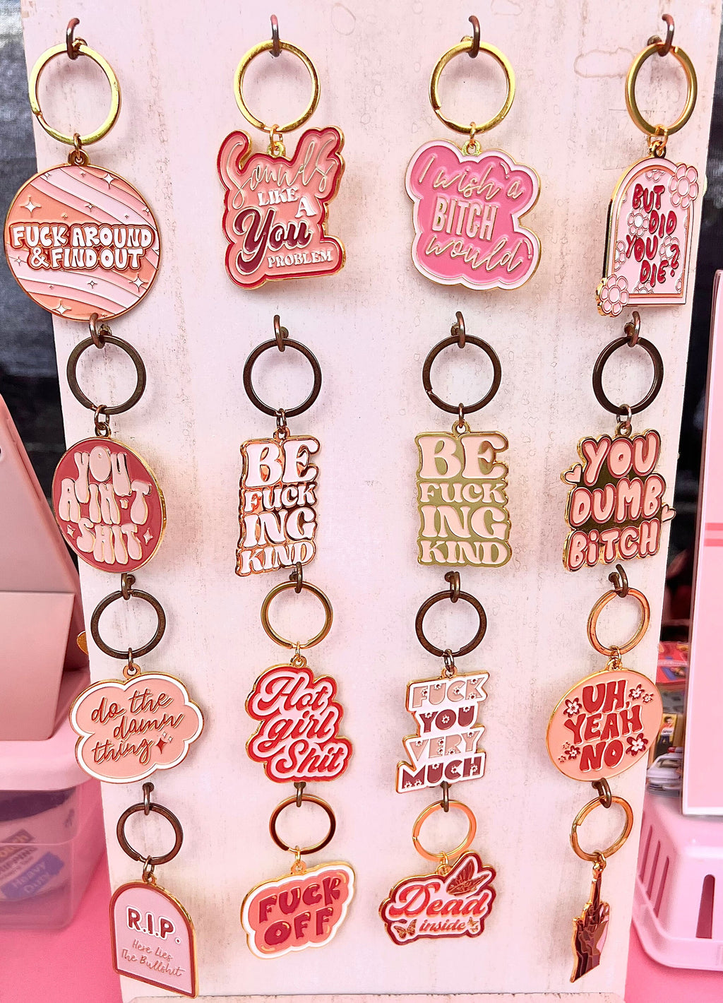 Sounds Like a You Problem, Soft Enamel Gold Metal Keychain, 2x1.75"