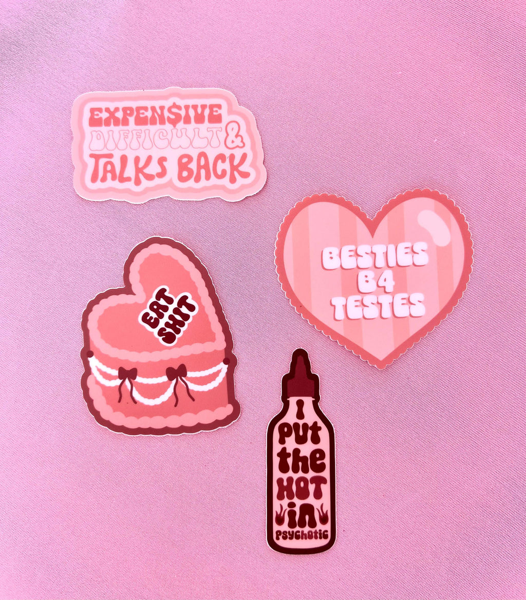 Expensive, Difficult, & Talks Back Sticker/Magnet, 3x1.75