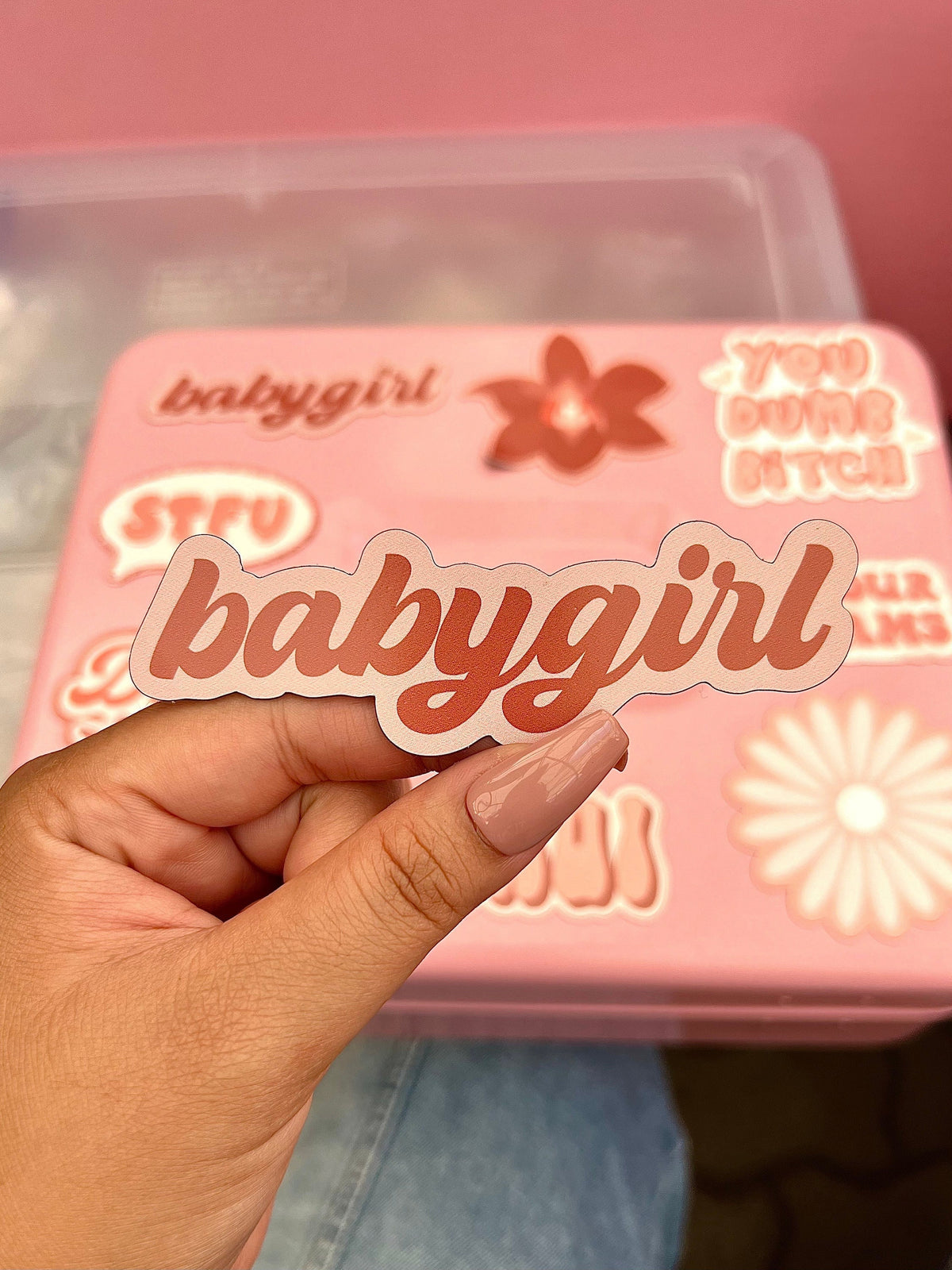 Babygirl Magnet, 4.25x1.5in.
