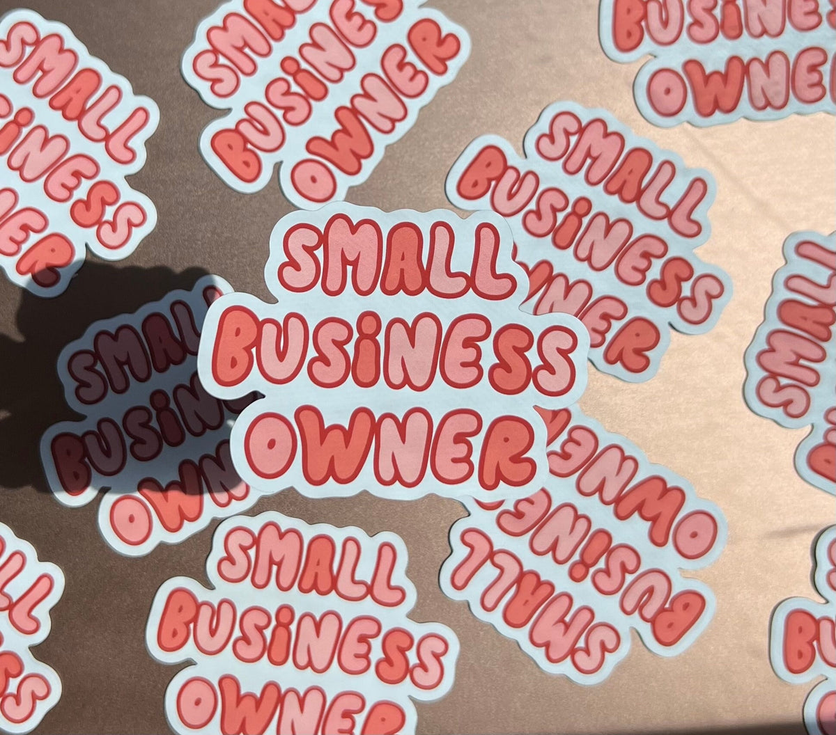 Small Business Owner Sticker/Magnet, 3x2.25 in.