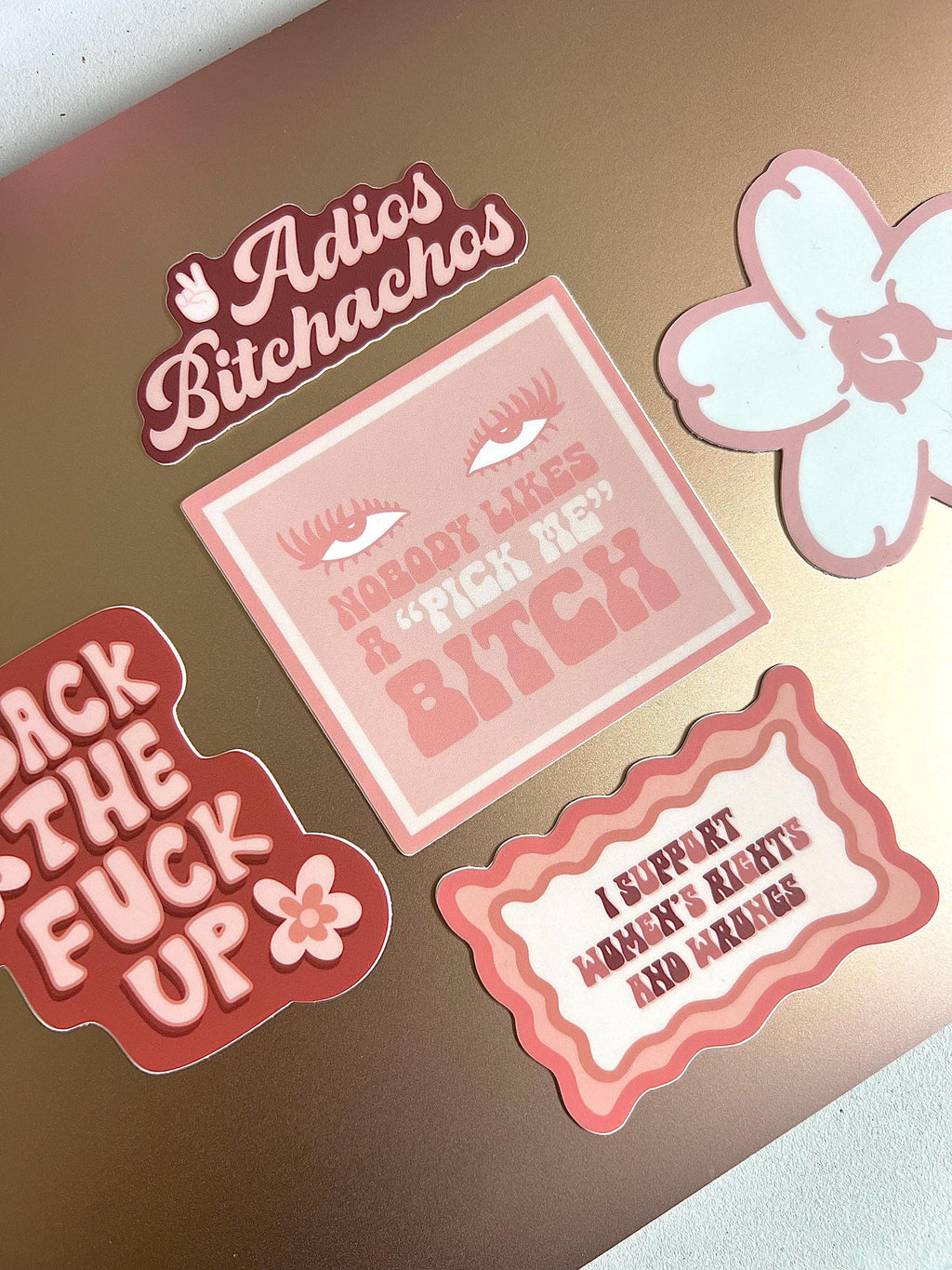 Puakenikeni Pink Sticker/Magnet, 3x3"