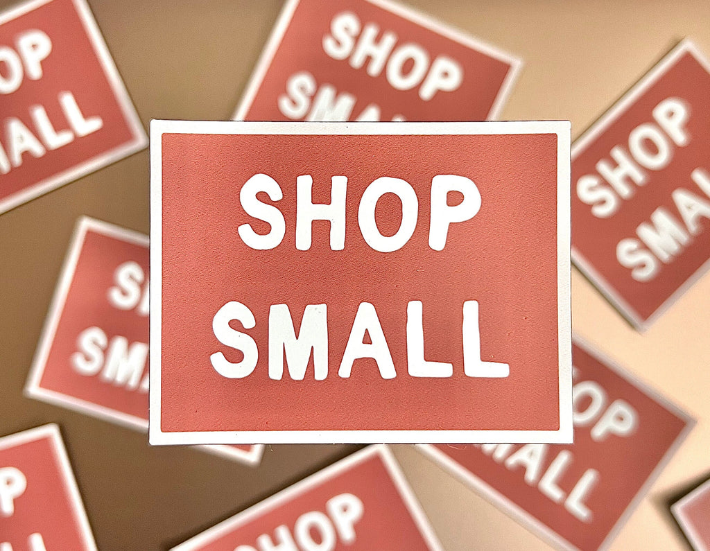 Shop Small Sticker/Magnet, 3x2.25in.