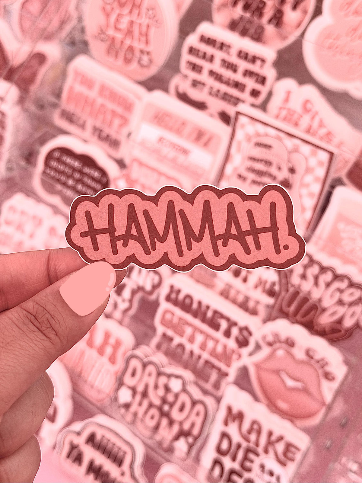 Hammah Sticker/Magnet, 3x1.1"