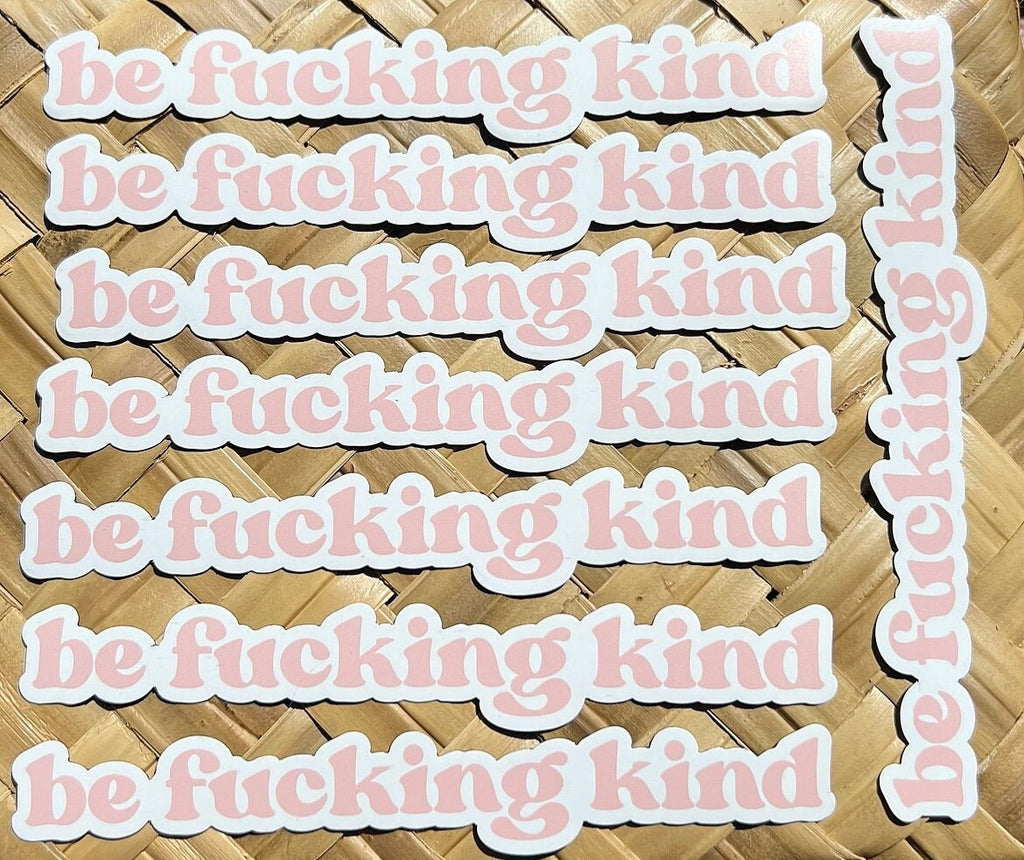 Be Fucking Kind Magnet, 6.5x1in.