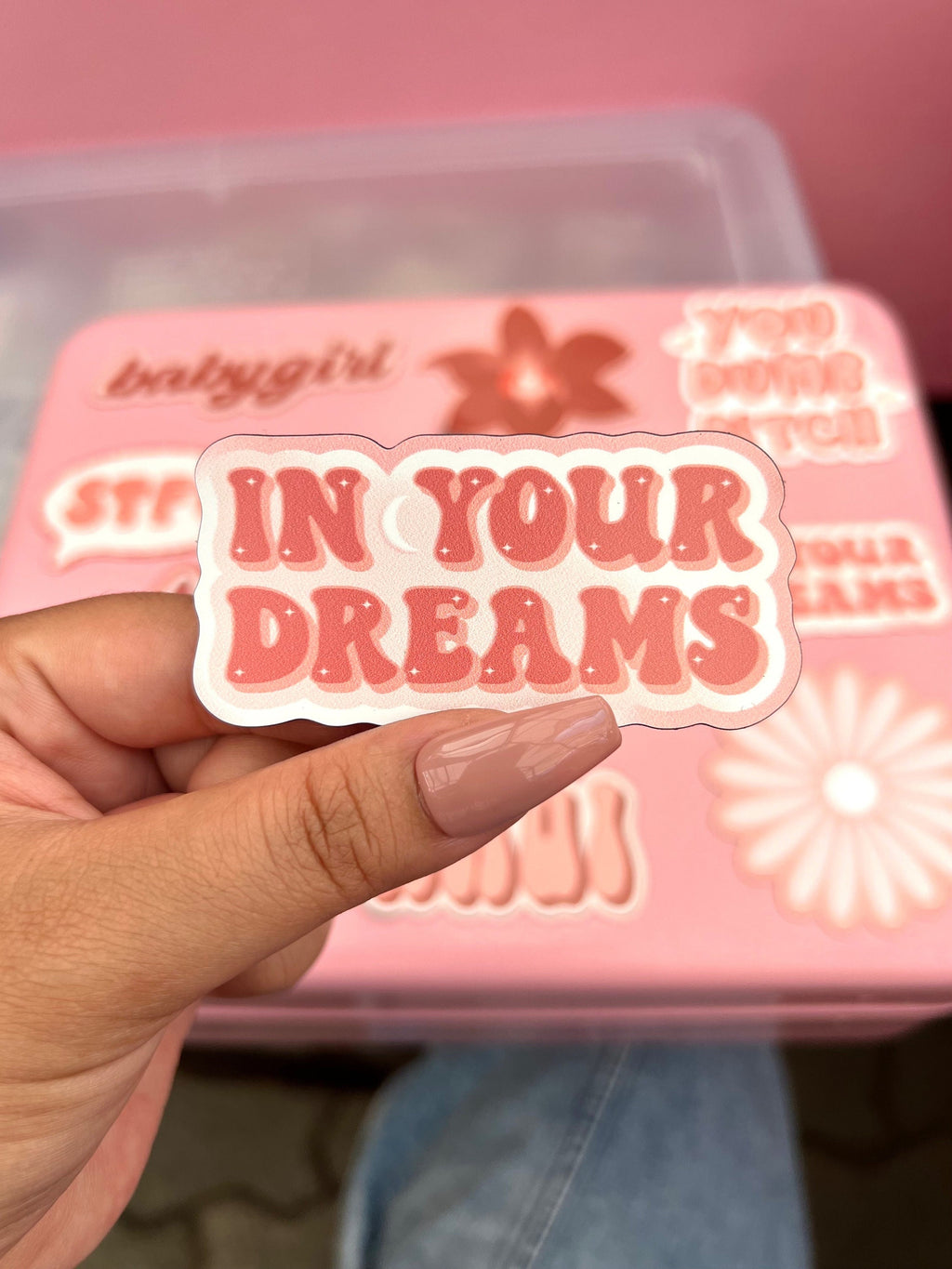 In Your Dreams Sticker/Magnet, 3x1.5"
